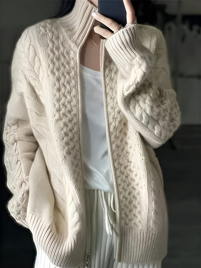 ALMUTH I WARME STRICKJACKE