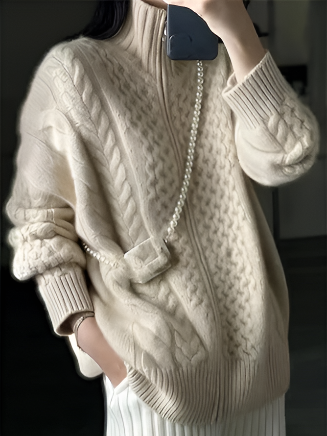 ALMUTH I WARME STRICKJACKE