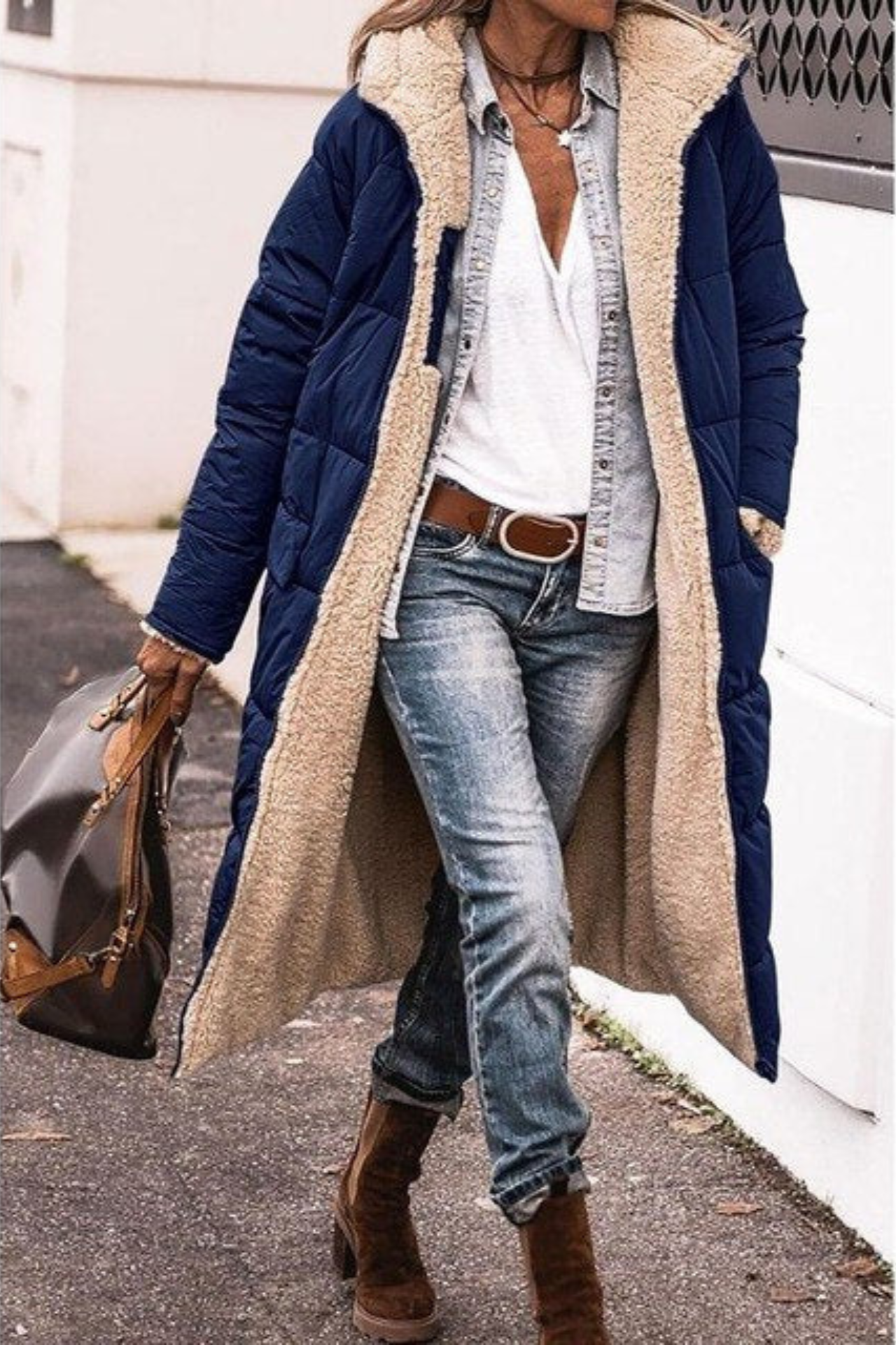 CECILIE I FLEECE-GEFÜTTERTE WINTERJACKE