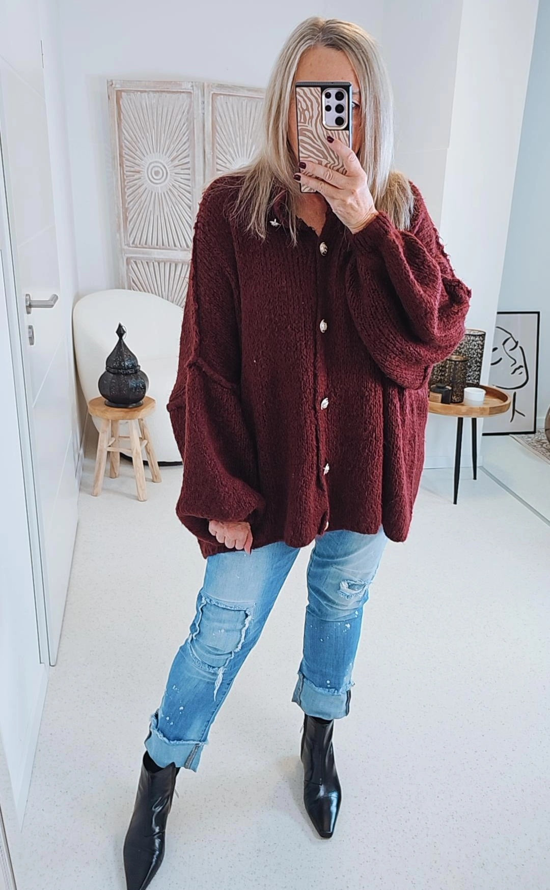 THEKLA I ELEGANTE STRICKJACKE
