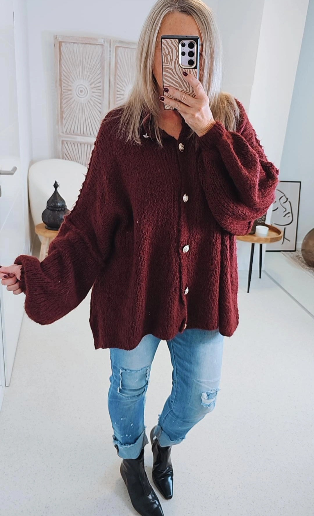 THEKLA I ELEGANTE STRICKJACKE