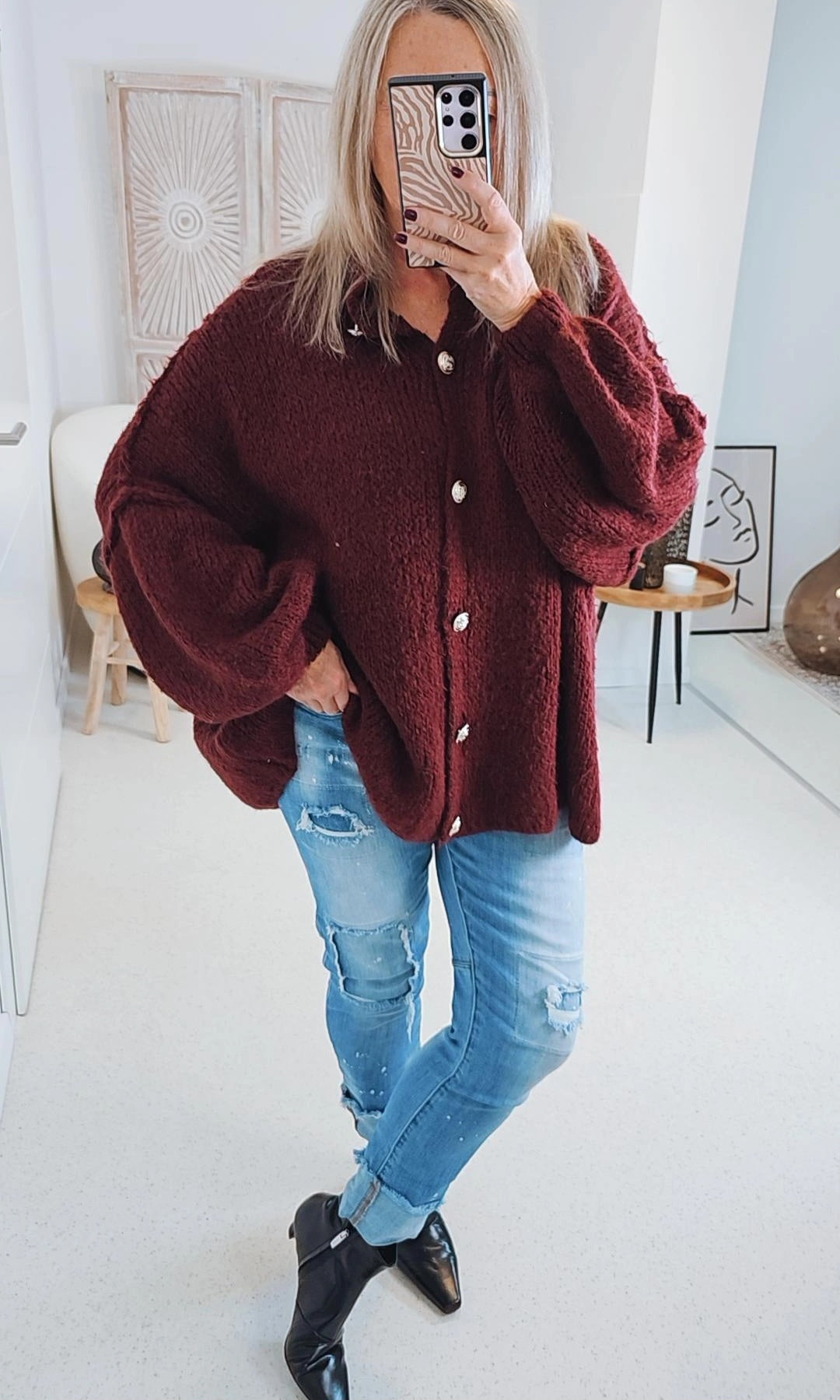 THEKLA I ELEGANTE STRICKJACKE