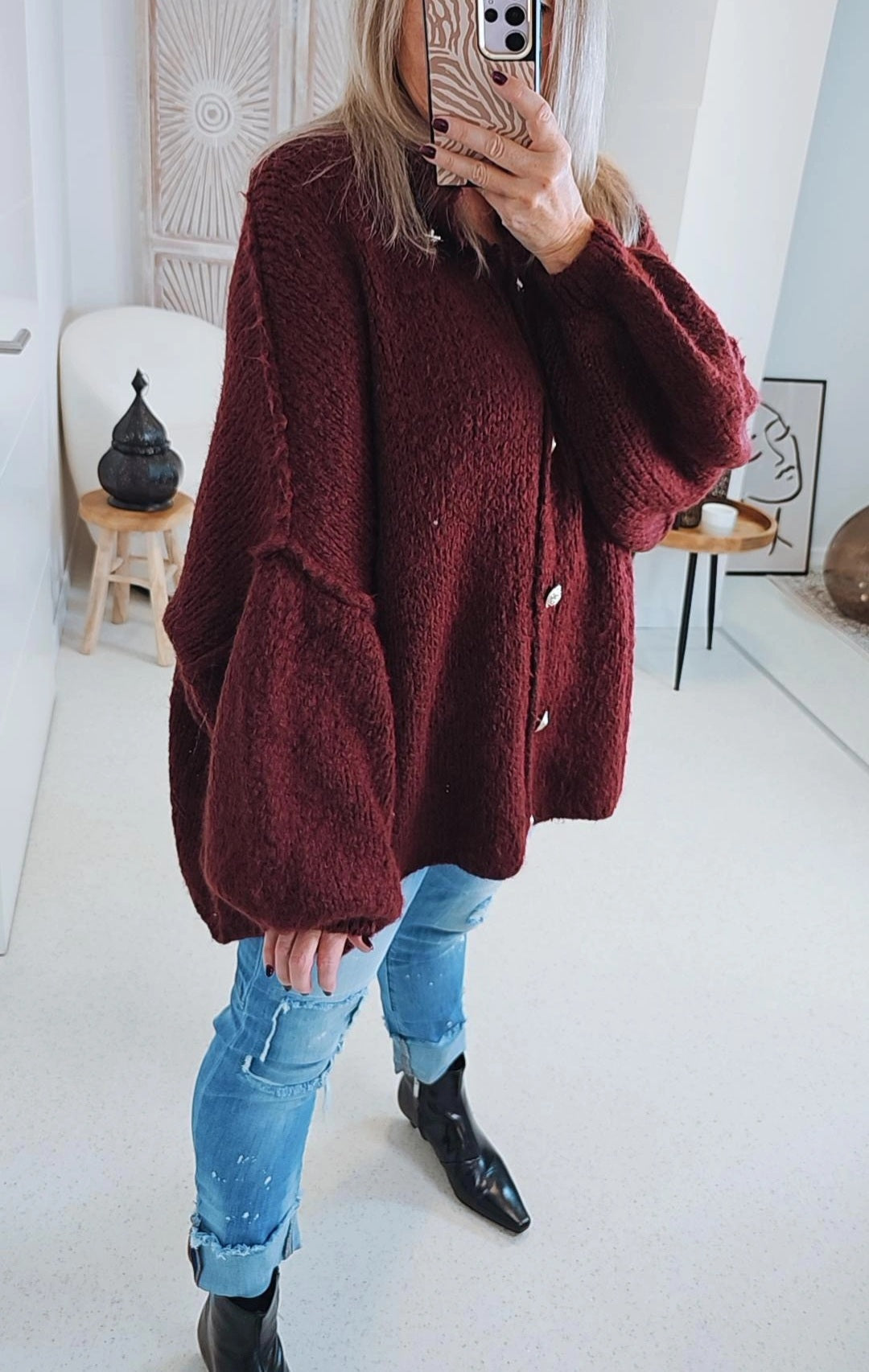THEKLA I ELEGANTE STRICKJACKE