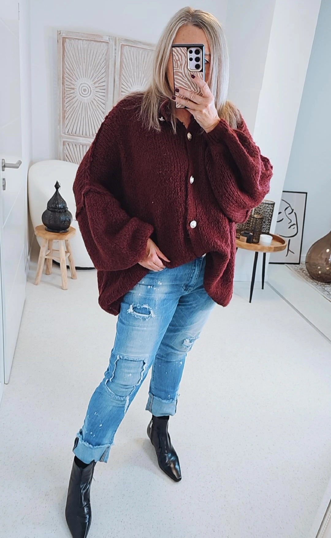 THEKLA I ELEGANTE STRICKJACKE