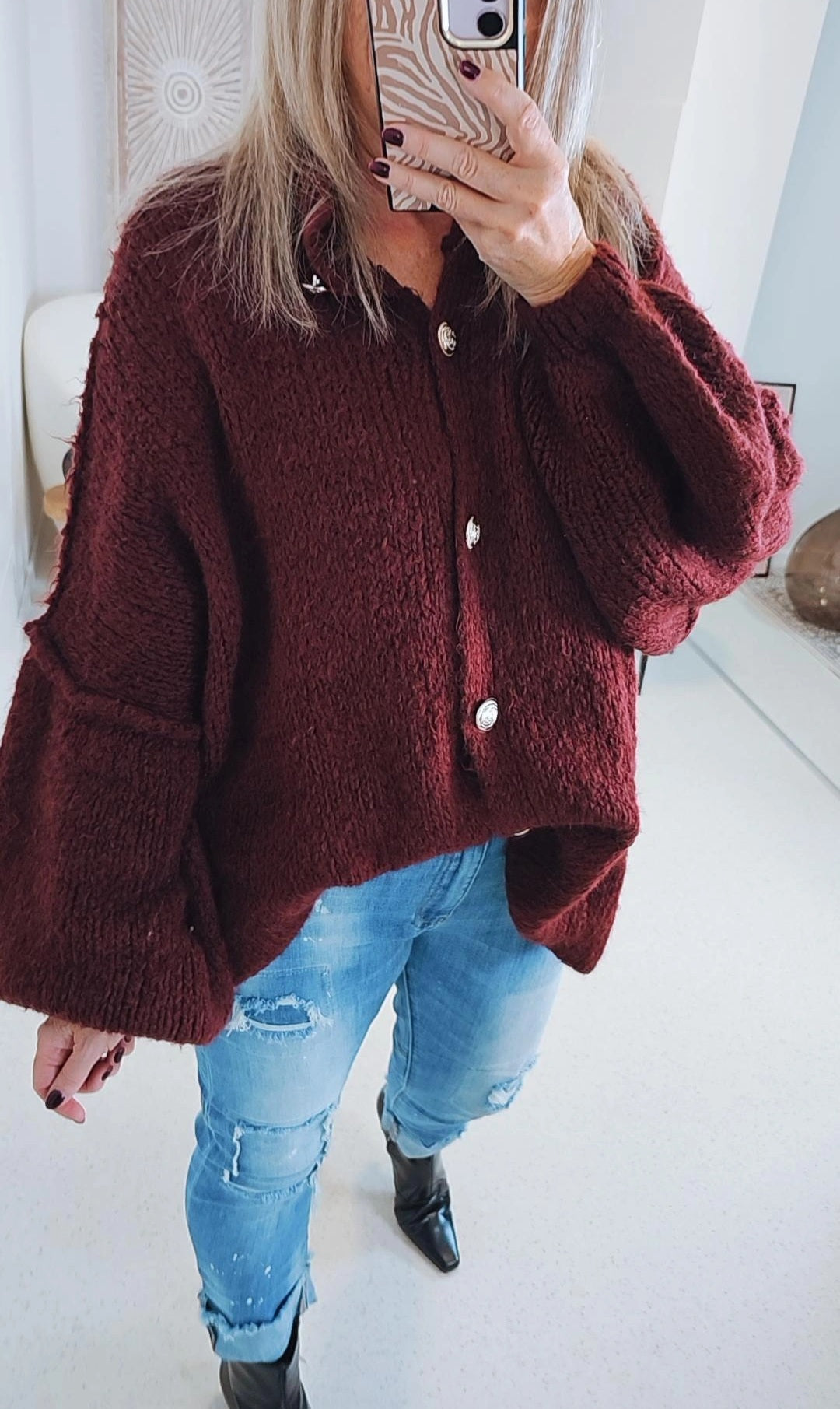 THEKLA I ELEGANTE STRICKJACKE