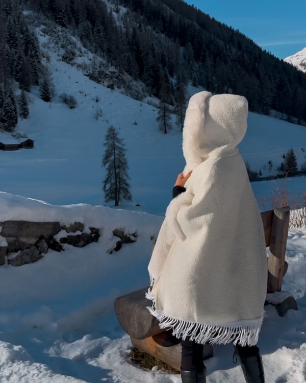 TONI I FLEECE-WINTERMANTEL MIT KAPUZE