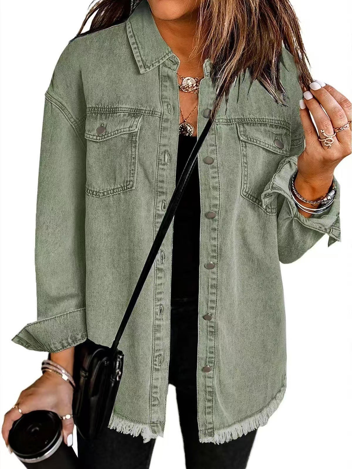 ELSKE I VINTAGE JEANSJACKE