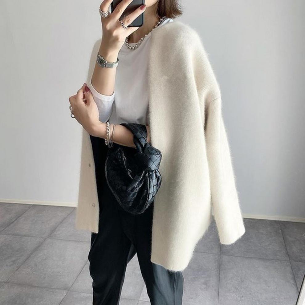 HAEZEL I WARME STRICKJACKE