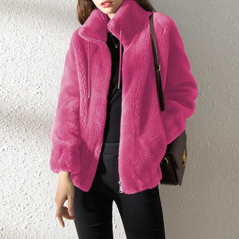 JASMINA I FLEECE-WINTERMANTEL