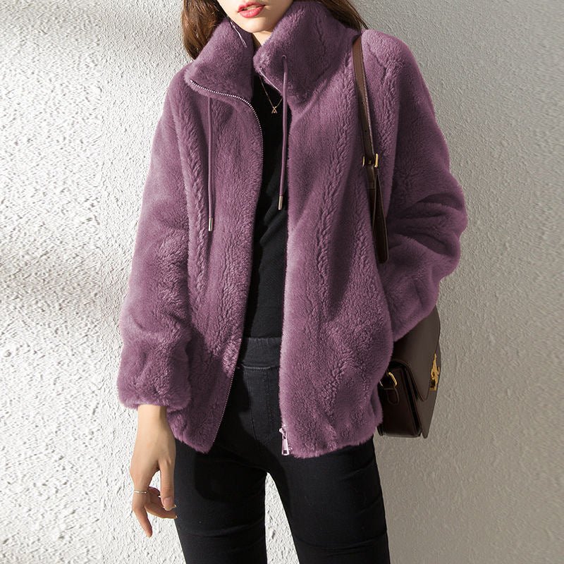 JASMINA I FLEECE-WINTERMANTEL