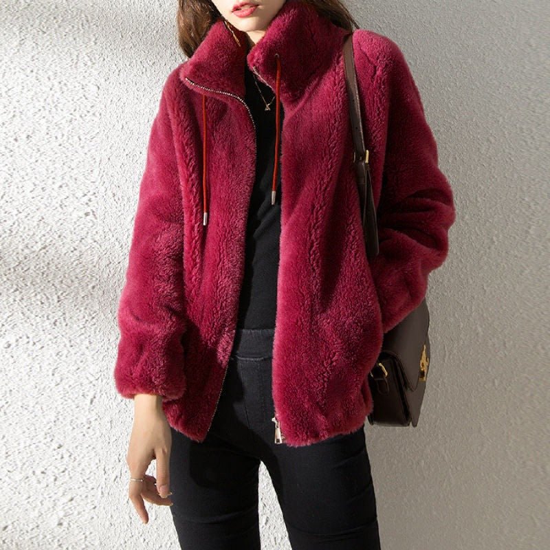 JASMINA I FLEECE-WINTERMANTEL