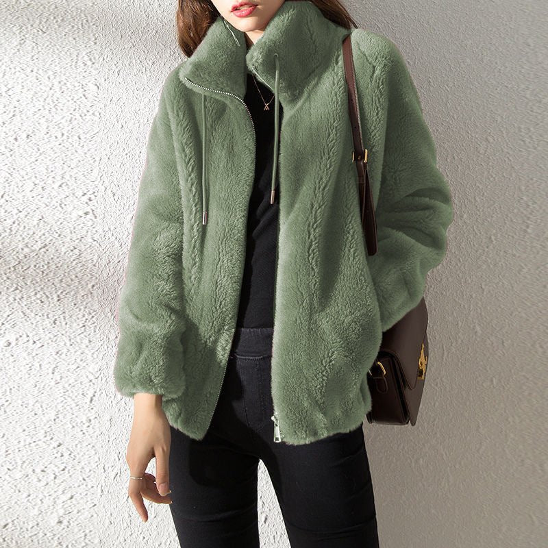 JASMINA I FLEECE-WINTERMANTEL