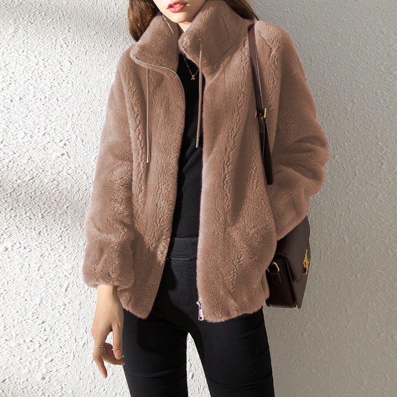 JASMINA I FLEECE-WINTERMANTEL