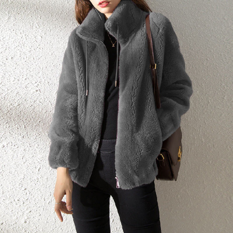 JASMINA I FLEECE-WINTERMANTEL
