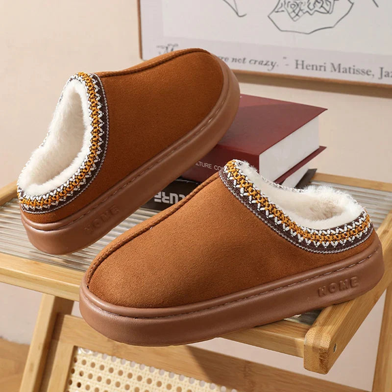 Sally | Premium Damen Slipper mit Fell