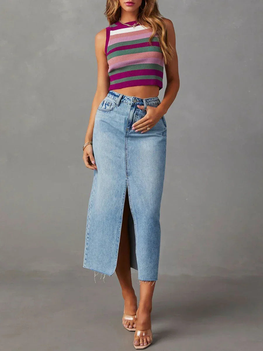 ROMHILD I DENIM-ROCK MIT SCHLITZ