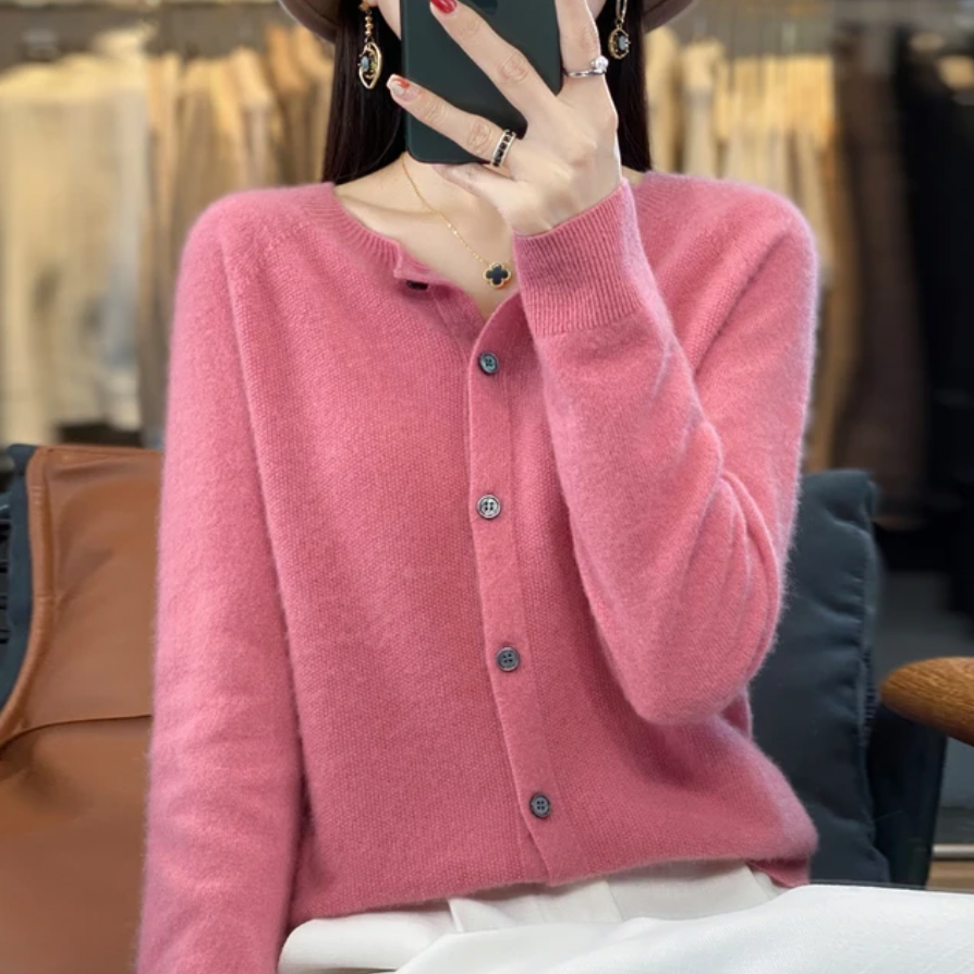 VIVIENNE I WARME GEMÜTLICHE STRICKJACKE