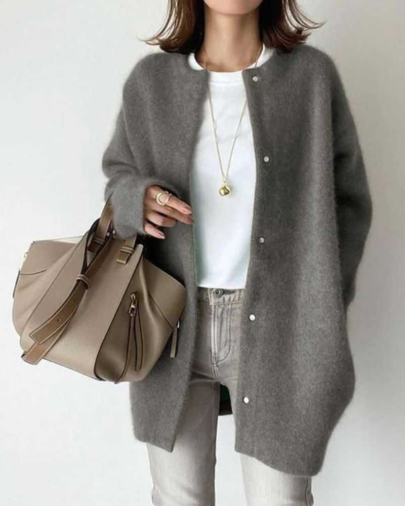 HAEZEL I WARME STRICKJACKE