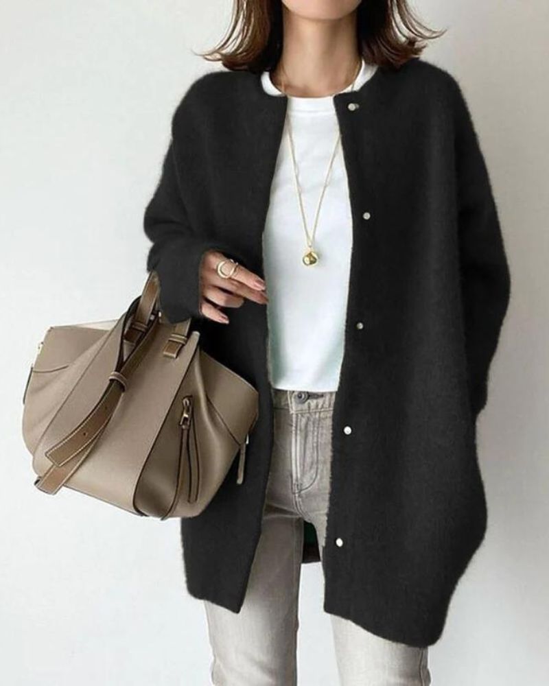 HAEZEL I WARME STRICKJACKE