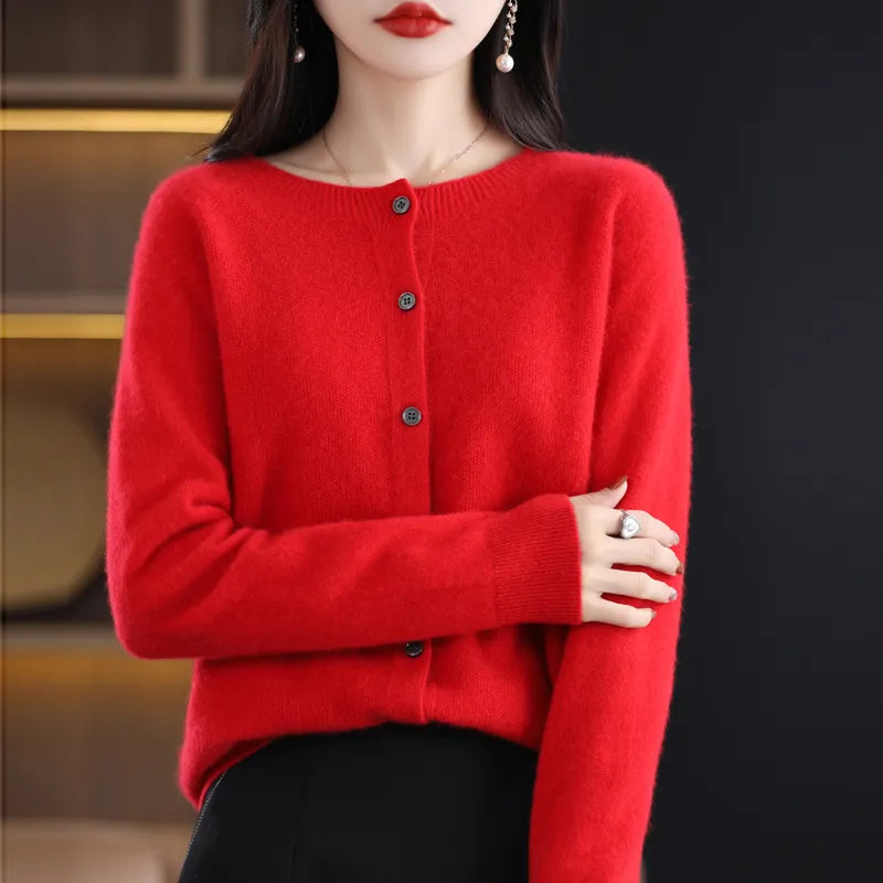 VIVIENNE I WARME GEMÜTLICHE STRICKJACKE
