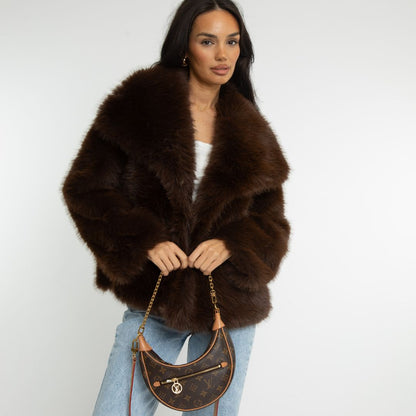 MARLENA I WINTERJACKE AUS KUNSTFELL
