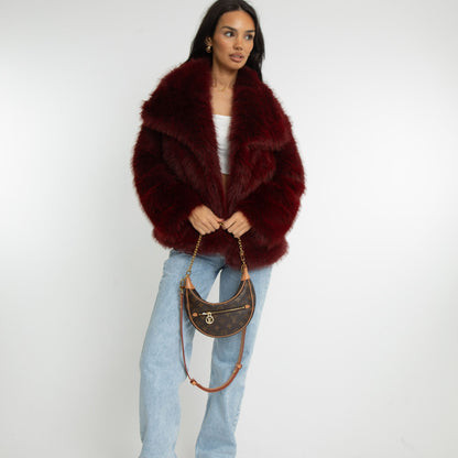 MARLENA I WINTERJACKE AUS KUNSTFELL