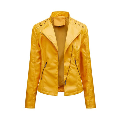 KARIN I STYLISCHE LEDERJACKE