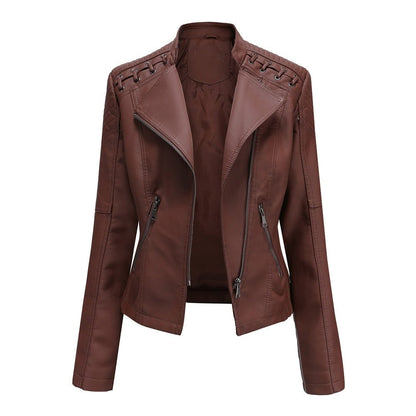 KARIN I STYLISCHE LEDERJACKE