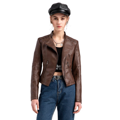 KARIN I STYLISCHE LEDERJACKE