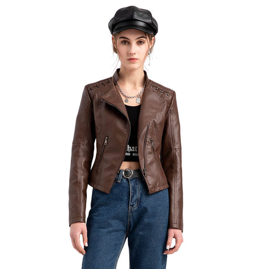KARIN I STYLISCHE LEDERJACKE
