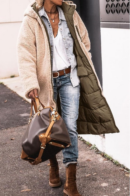 CECILIE I FLEECE-GEFÜTTERTE WINTERJACKE