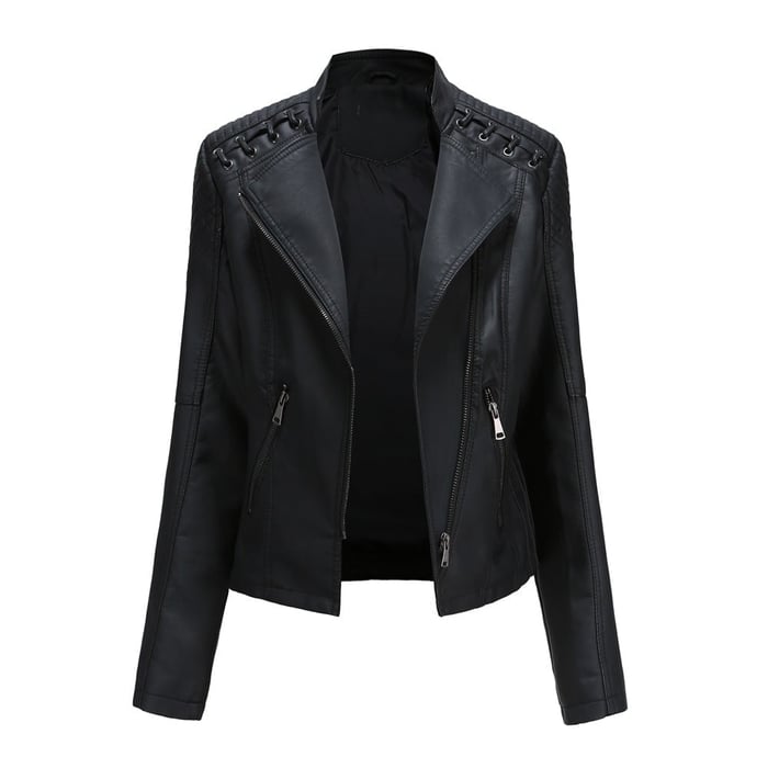 KARIN I STYLISCHE LEDERJACKE
