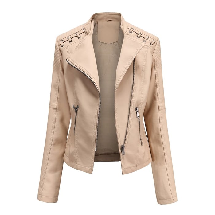 KARIN I STYLISCHE LEDERJACKE