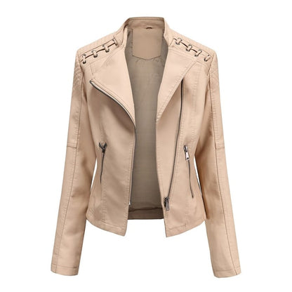 KARIN I STYLISCHE LEDERJACKE