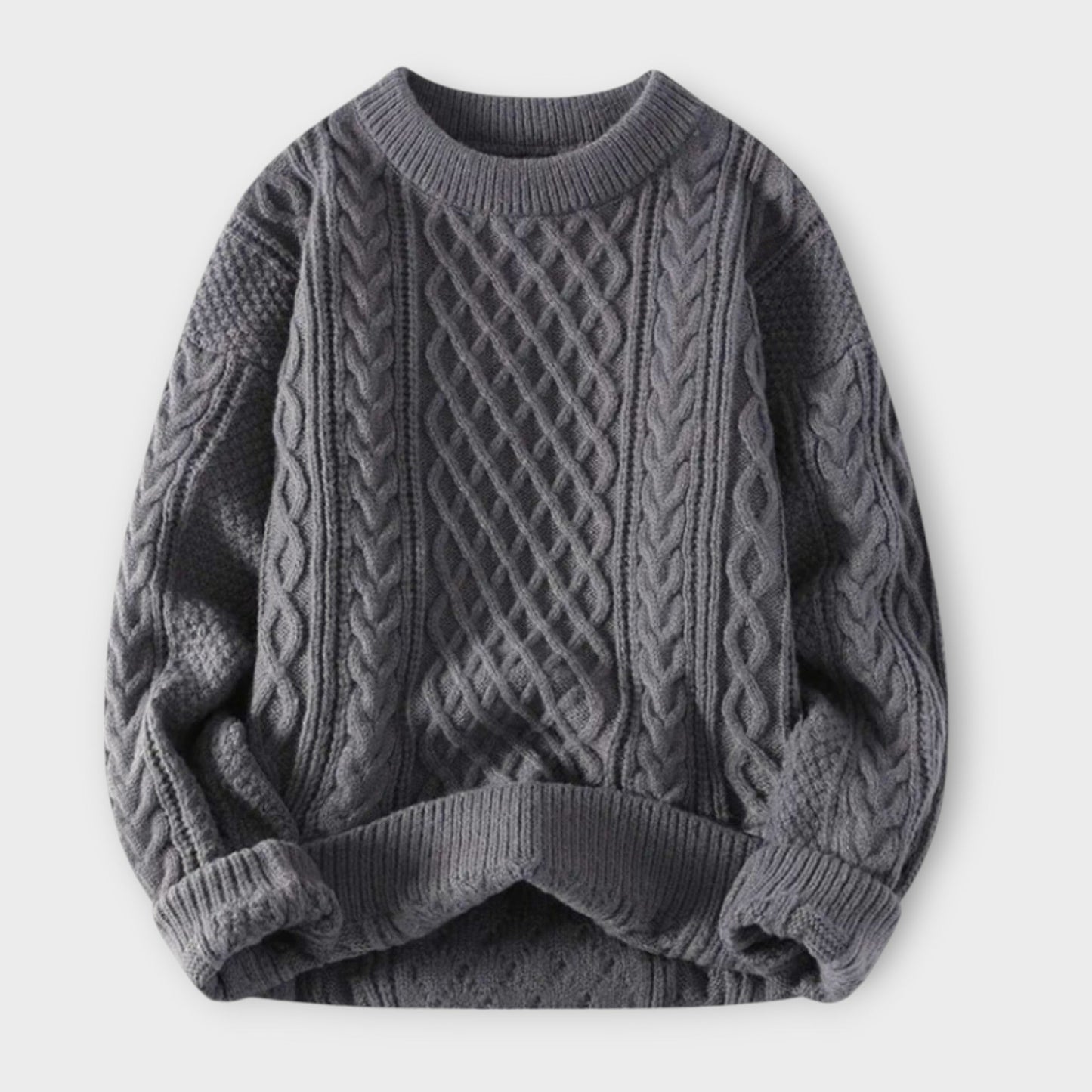 YANNIK I LÄSSIGER STRICK-PULLOVER