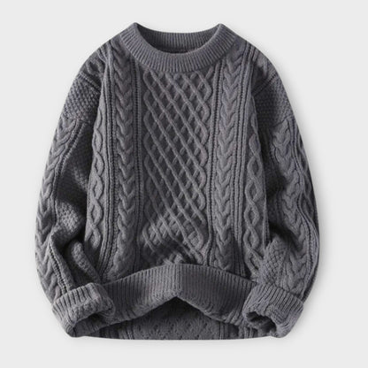 YANNIK I LÄSSIGER STRICK-PULLOVER