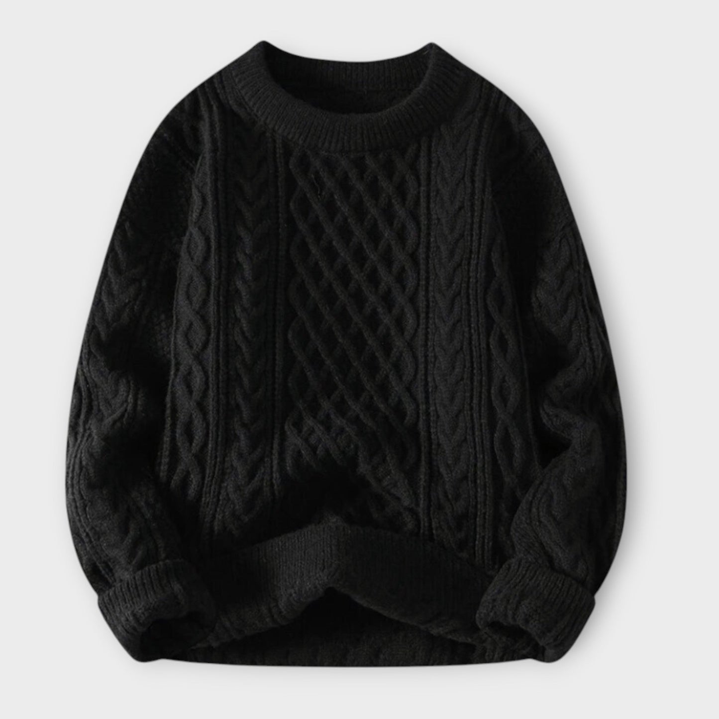 YANNIK I LÄSSIGER STRICK-PULLOVER