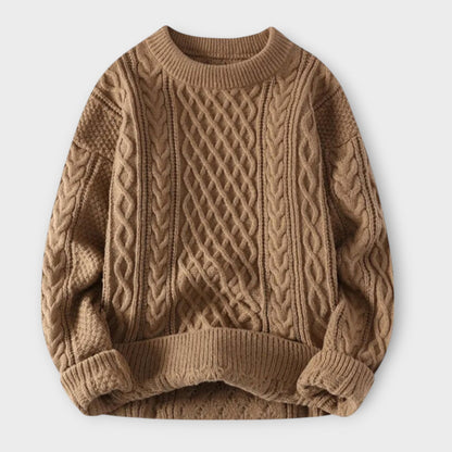 YANNIK I LÄSSIGER STRICK-PULLOVER