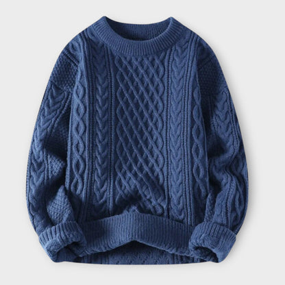 YANNIK I LÄSSIGER STRICK-PULLOVER