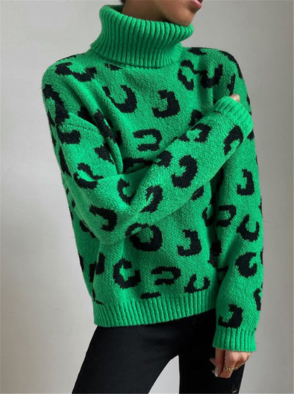 HENRIETTE I LEOPARDENMUSTER-PULLOVER
