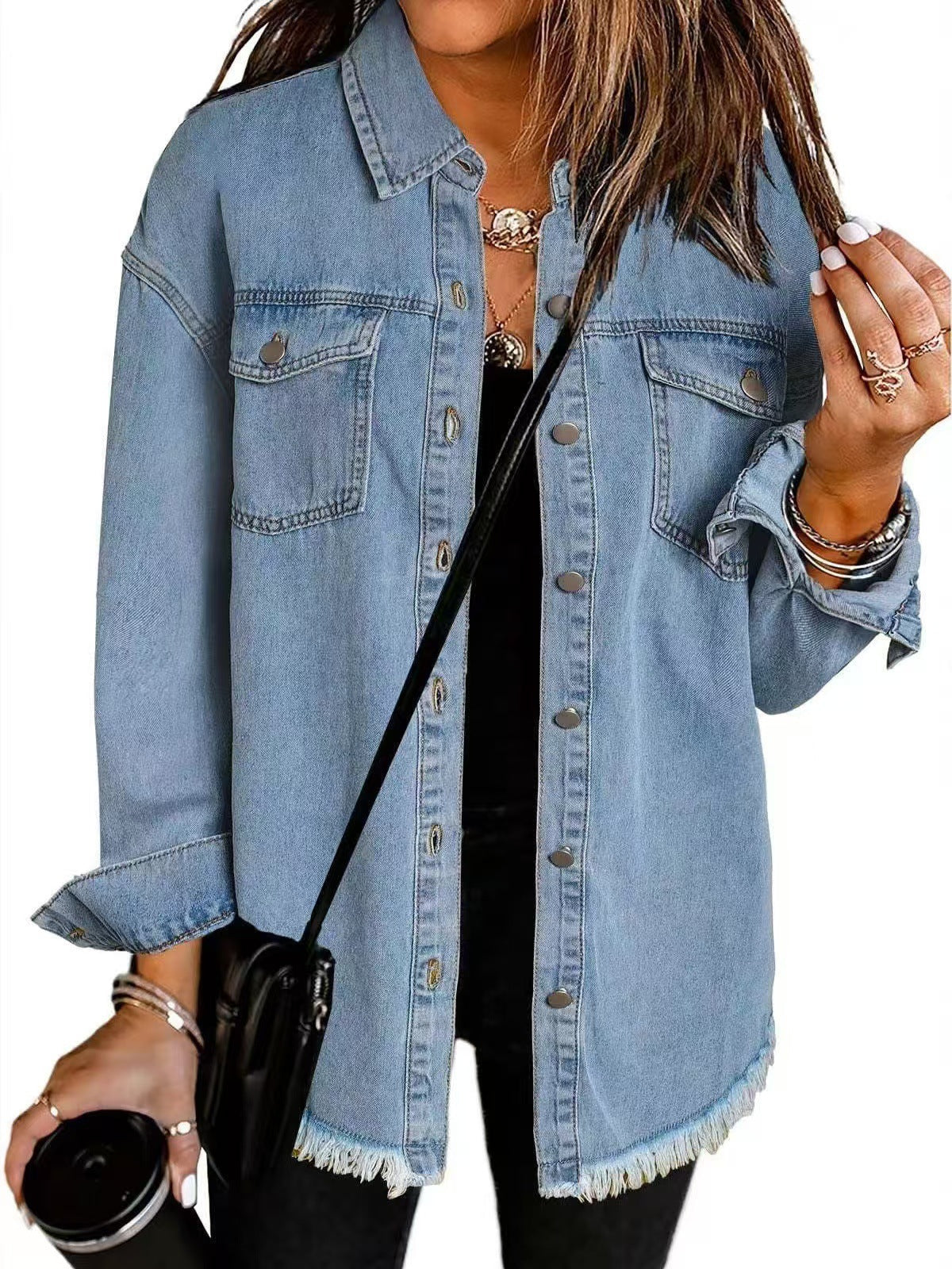 ELSKE I VINTAGE JEANSJACKE