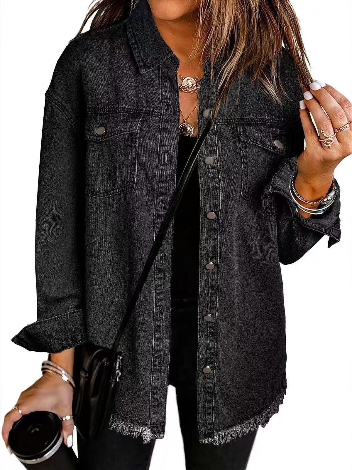 ELSKE I VINTAGE JEANSJACKE