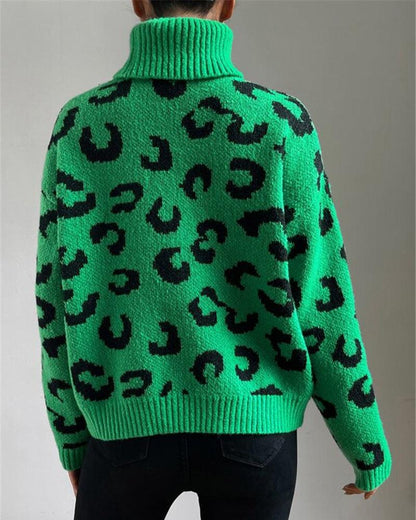 HENRIETTE I LEOPARDENMUSTER-PULLOVER