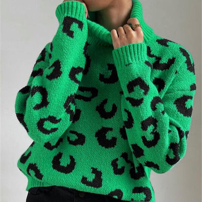 HENRIETTE I LEOPARDENMUSTER-PULLOVER