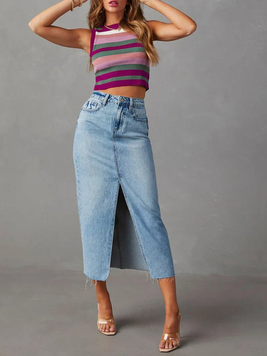 ROMHILD I DENIM-ROCK MIT SCHLITZ