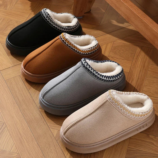 Sally | Premium Damen Slipper mit Fell