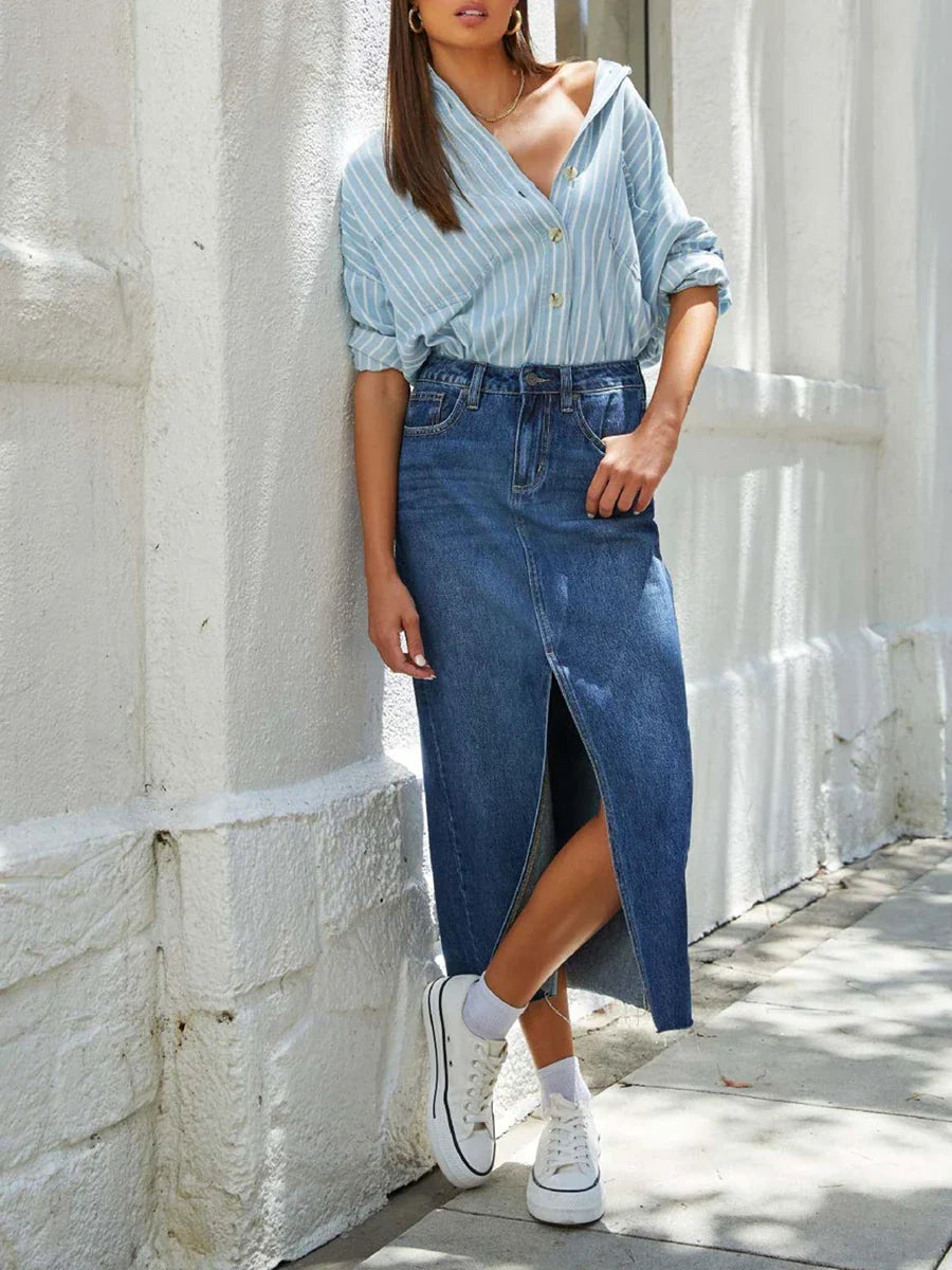 ROMHILD I DENIM-ROCK MIT SCHLITZ
