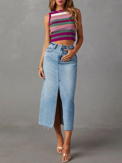 ROMHILD I DENIM-ROCK MIT SCHLITZ
