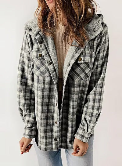 SASCHA I FLEECE-JACKE MIT KAPUZE
