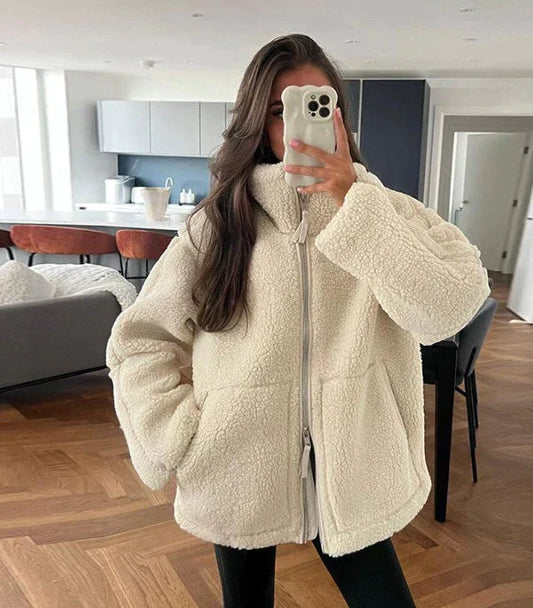 IDUNA I LOCKER SITZENDE FLEECEJACKE